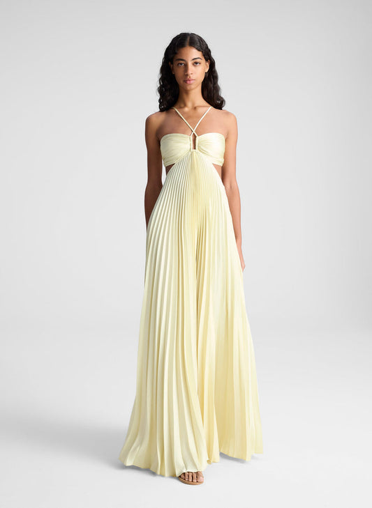 Sienna | Pleated Sunrise Gown