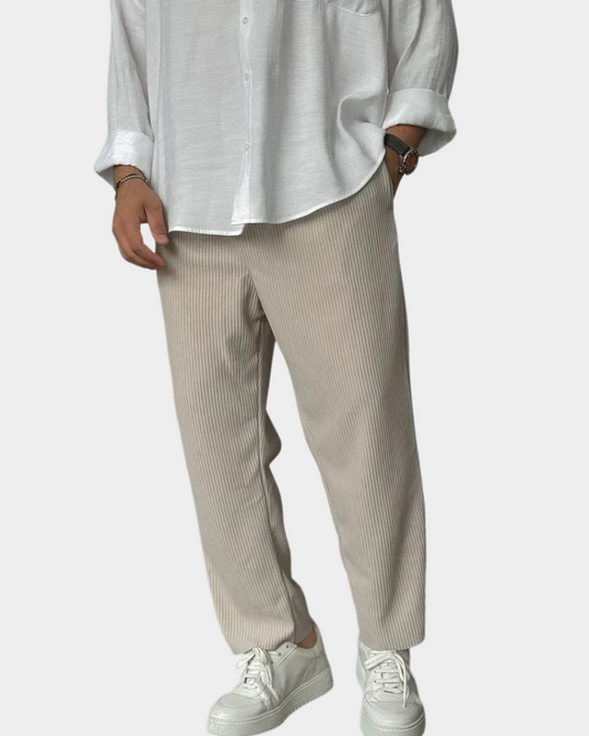 Fredie | Elegant Rib Pants