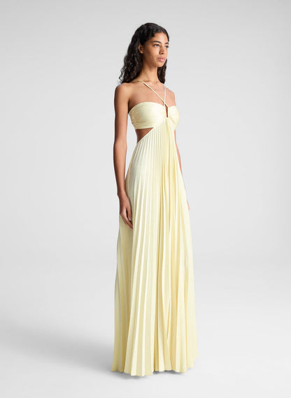 Sienna | Pleated Sunrise Gown