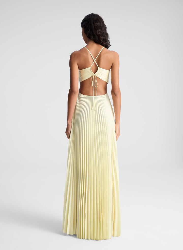 Sienna | Pleated Sunrise Gown